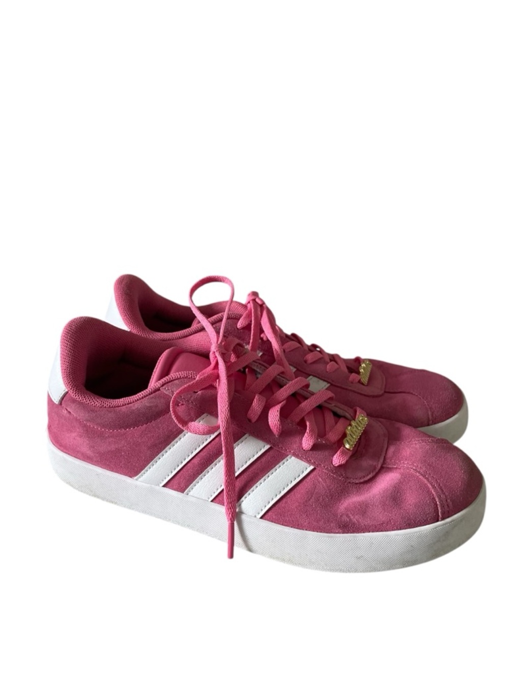 Adidas VL Court 3.0 Sneaker-Pink/ White Women’s Size 7